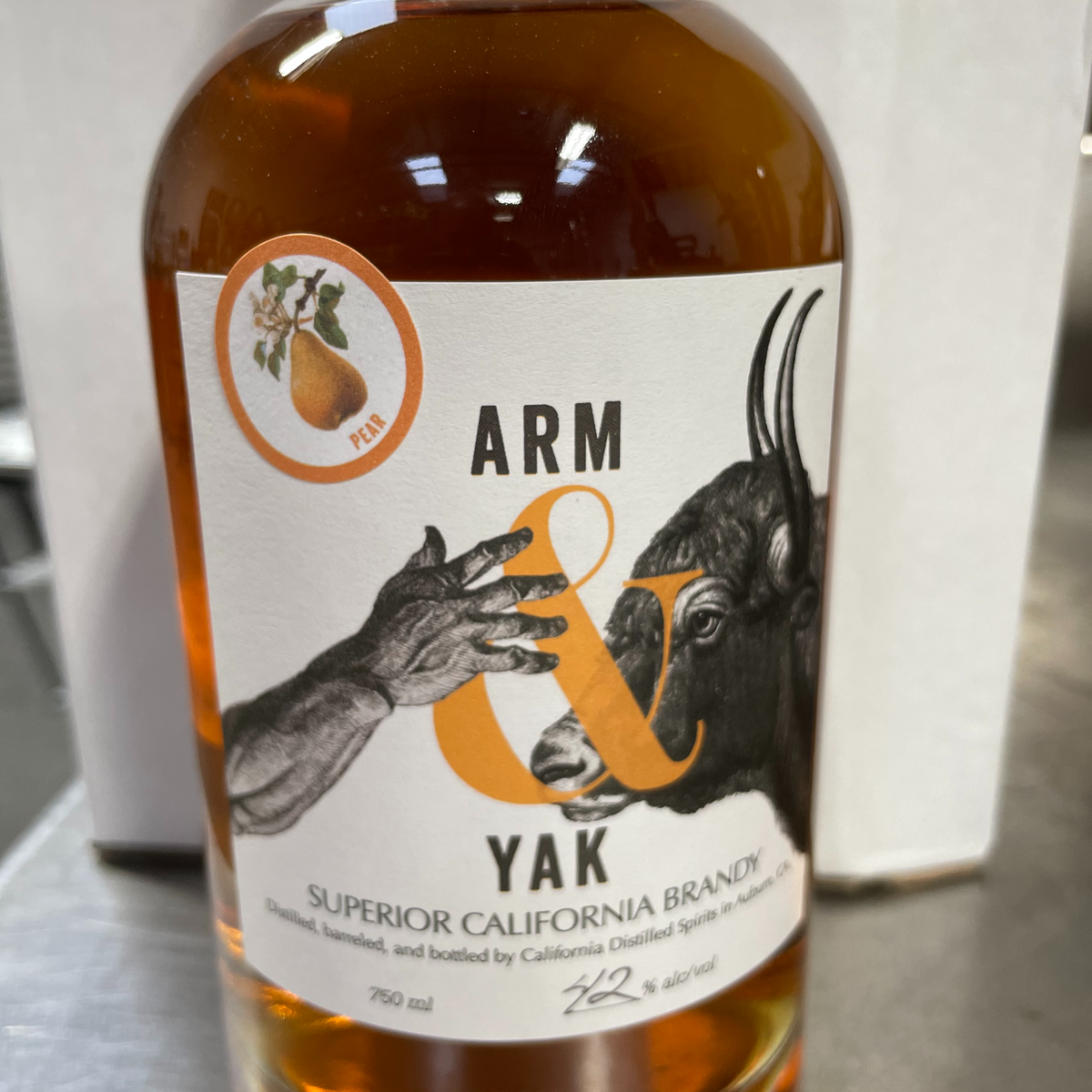 Arm & Yak Pear Brandy — California Distilled Spirits